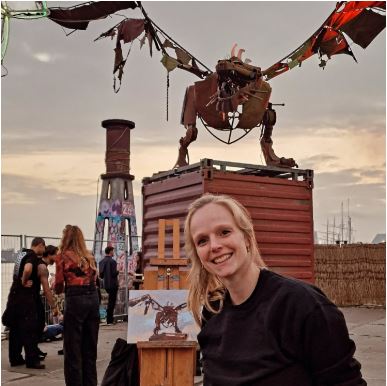 Live schilderen ADE | olieverfschilderij te koop