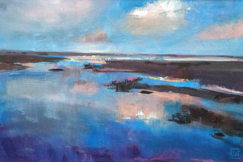 Persoonlijk landschap | handgeschilderd olieverfschilderij