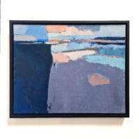 Compositie blauw roze II